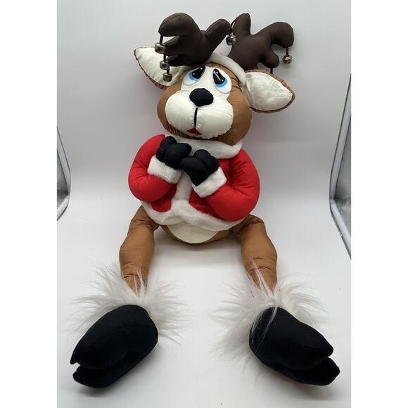 VINTAGE HOUSE OF LLOYD SHIVERS THE REINDEER DOOR BLOCKER SHAKES STUFFY **SHAKES* - Picture 1 of 2